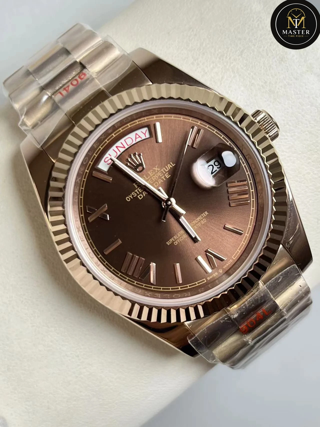 Daydate Rose Gold Automatic -40mm vue 3