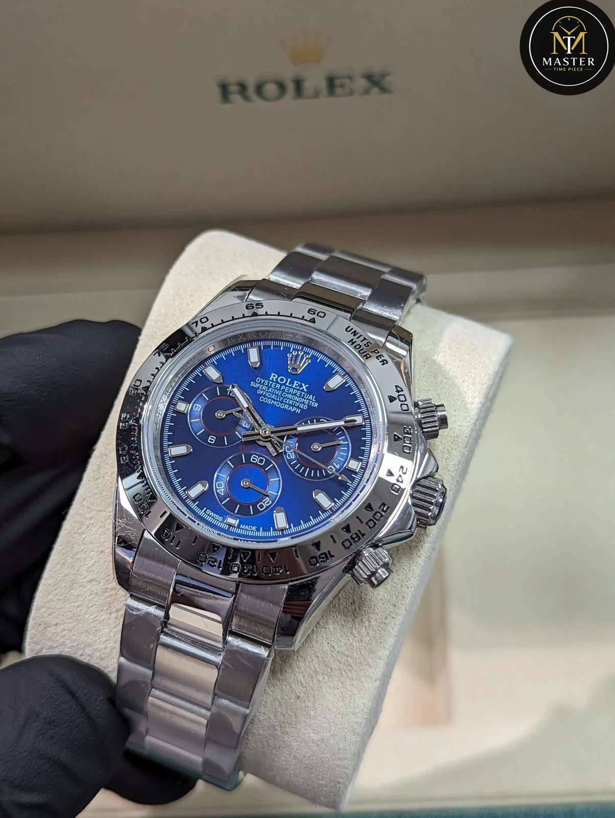 Daytona Blue dial Automatic- 40mm vue 2