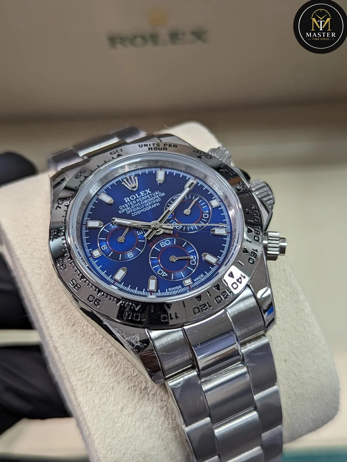 Daytona Blue dial Automatic- 40mm vue 3