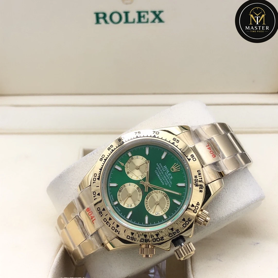Daytona Green dial Automatic Watch- 40mm vue 2