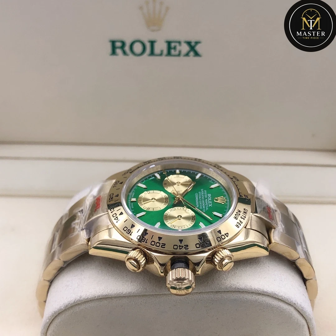 Daytona Green dial Automatic Watch- 40mm vue 3