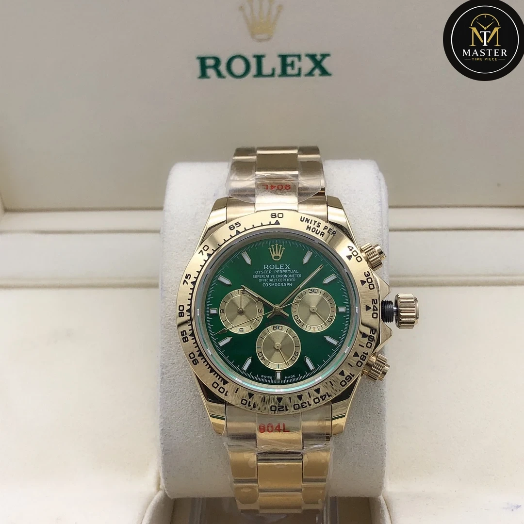 Daytona Green dial Automatic Watch- 40mm vue 7