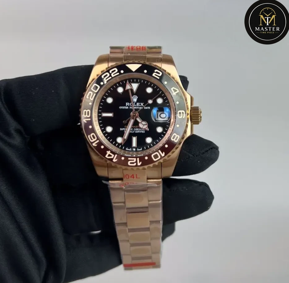 GMT Master II Root Beer Full Rose Gold- 41mm