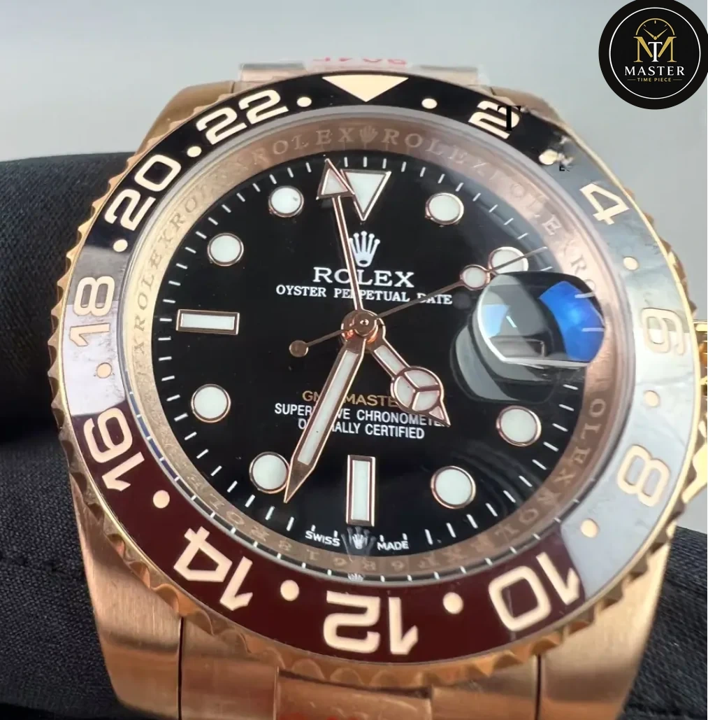 GMT Master II Root Beer Full Rose Gold- 41mm vue 2