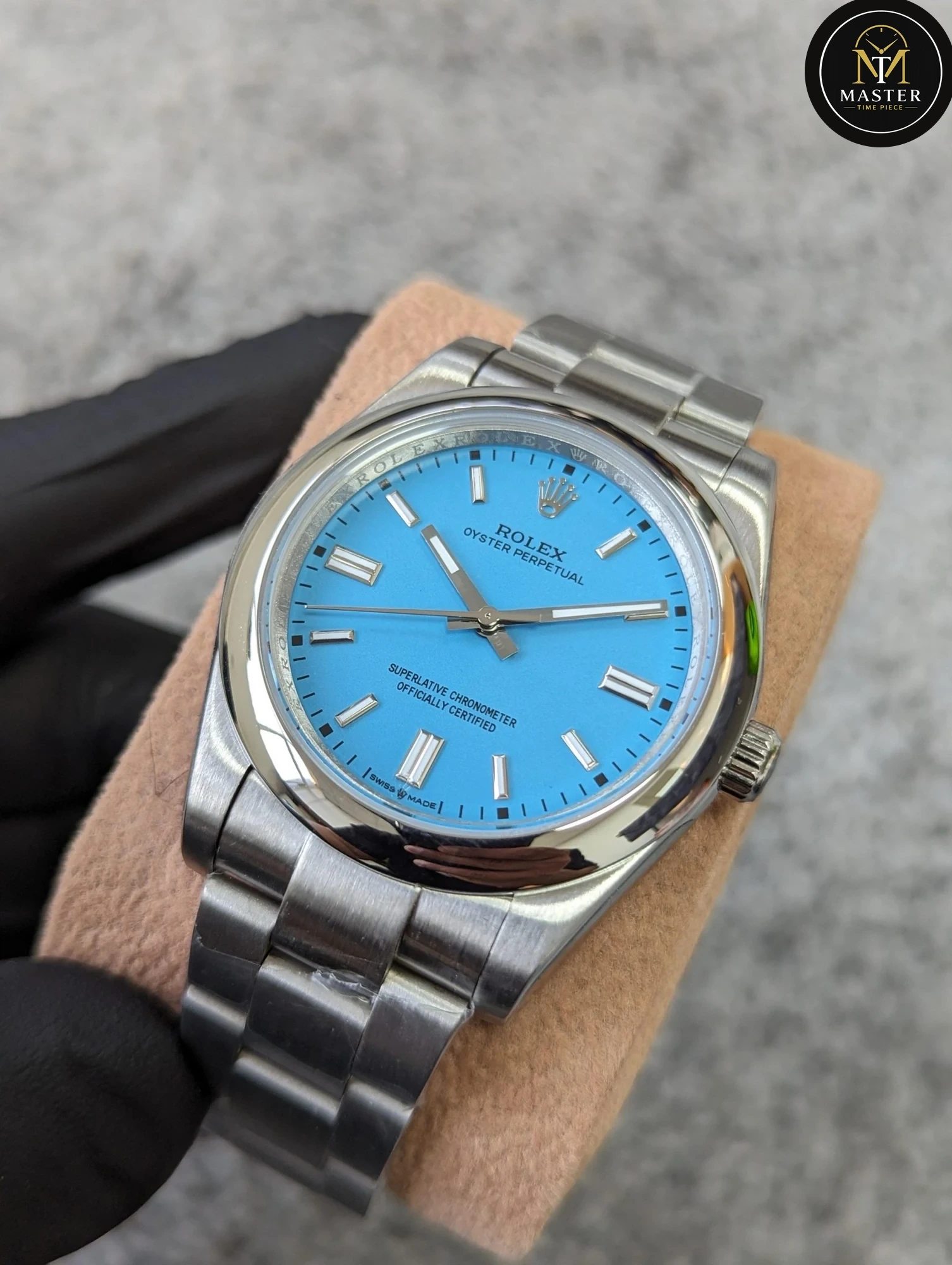 Oyster Perpetual Turquoise Blue dial- 41mm vue 2