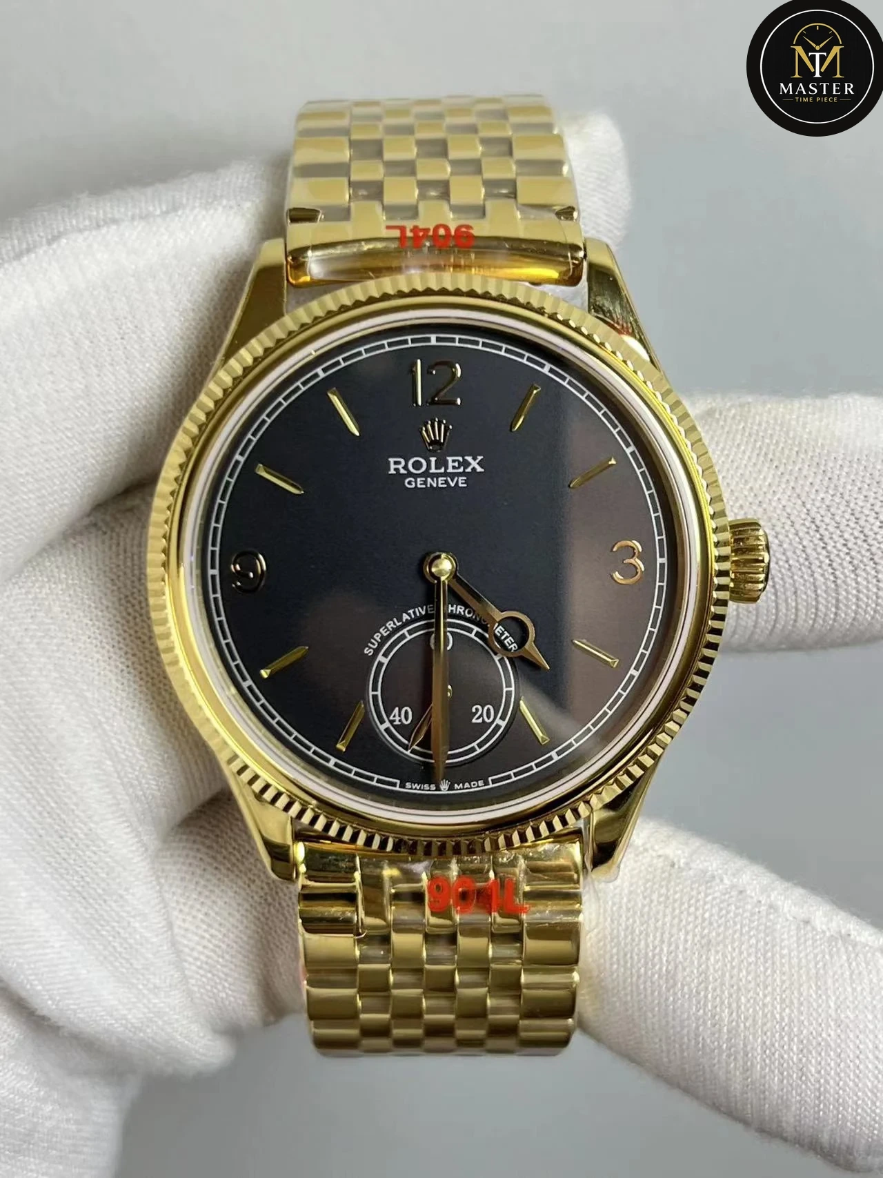 Perpetual 1908 Black Dial Automatic – 39mm