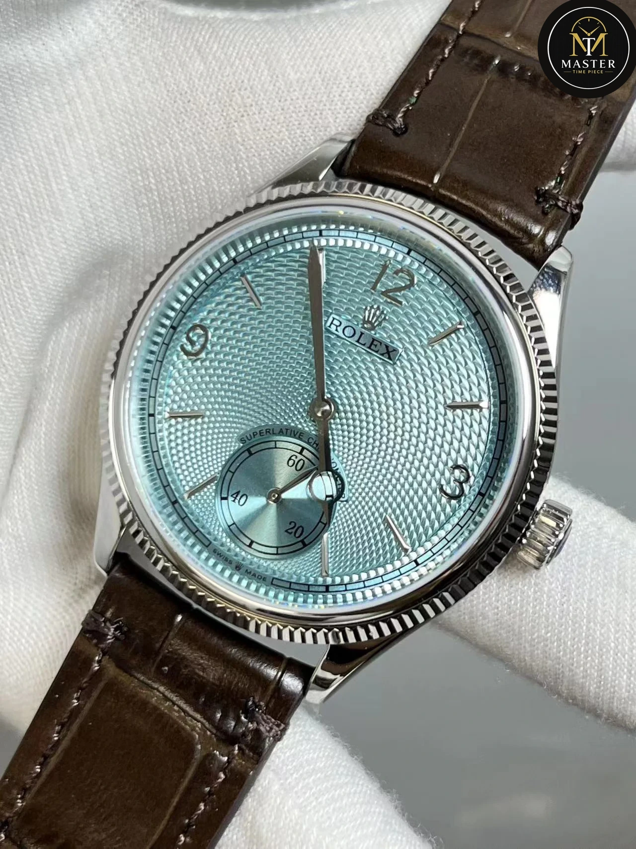 Perpetual 1908 ICY-BLUE Automatic – 39mm vue 3