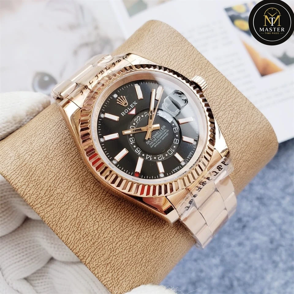 Sky-Deweller Rose Gold Automatic -42mm vue 3