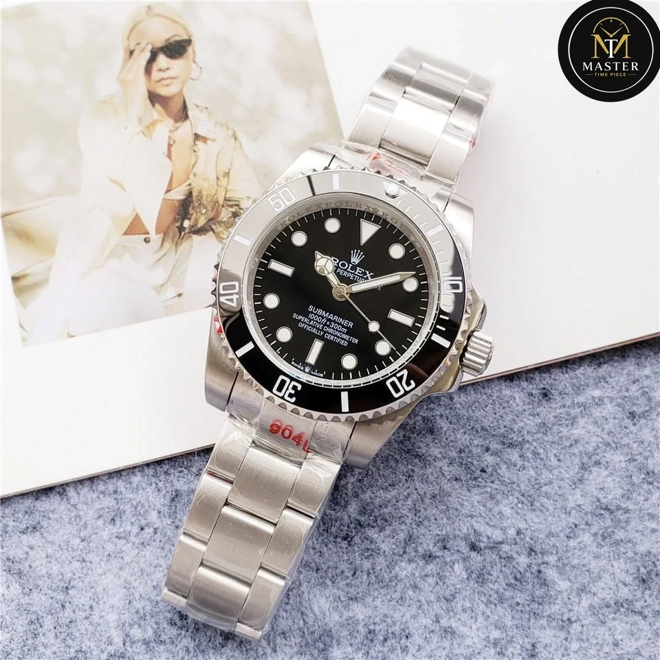 Submariner Black Dial Dateless Automatic – 41mm vue 6