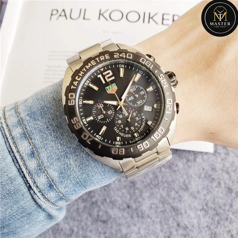 F1 Black Dial Chronograph- 43mm vue 4