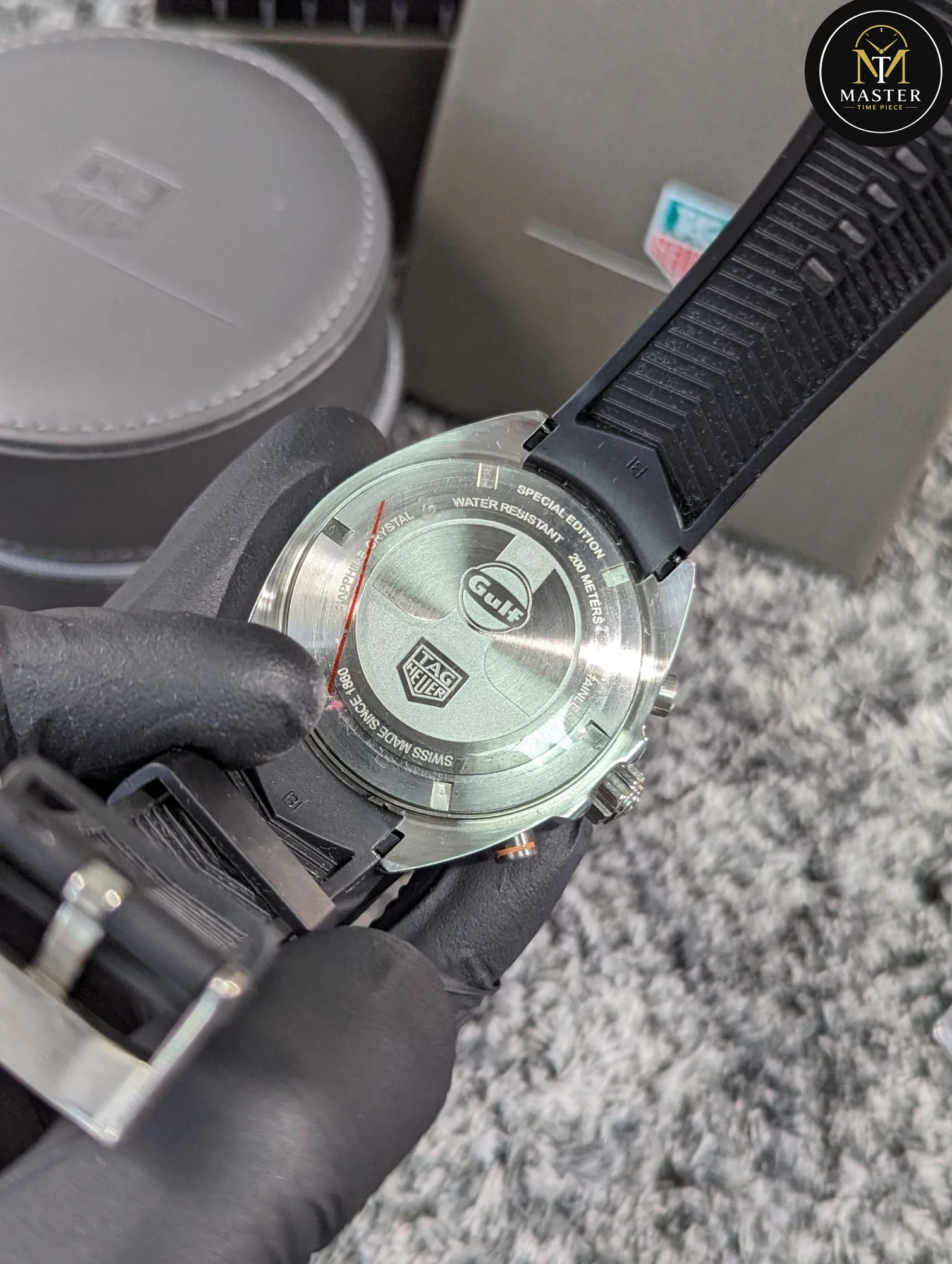 F1 rubber strap Chronograph- 43mm vue 5