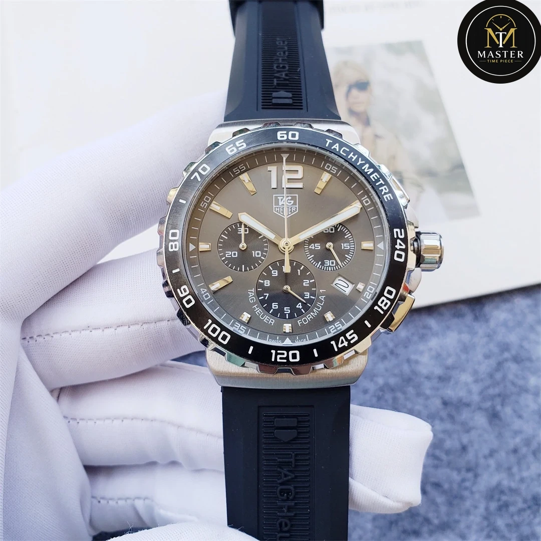 Rubber Strap F1 Chronograph- 42mm